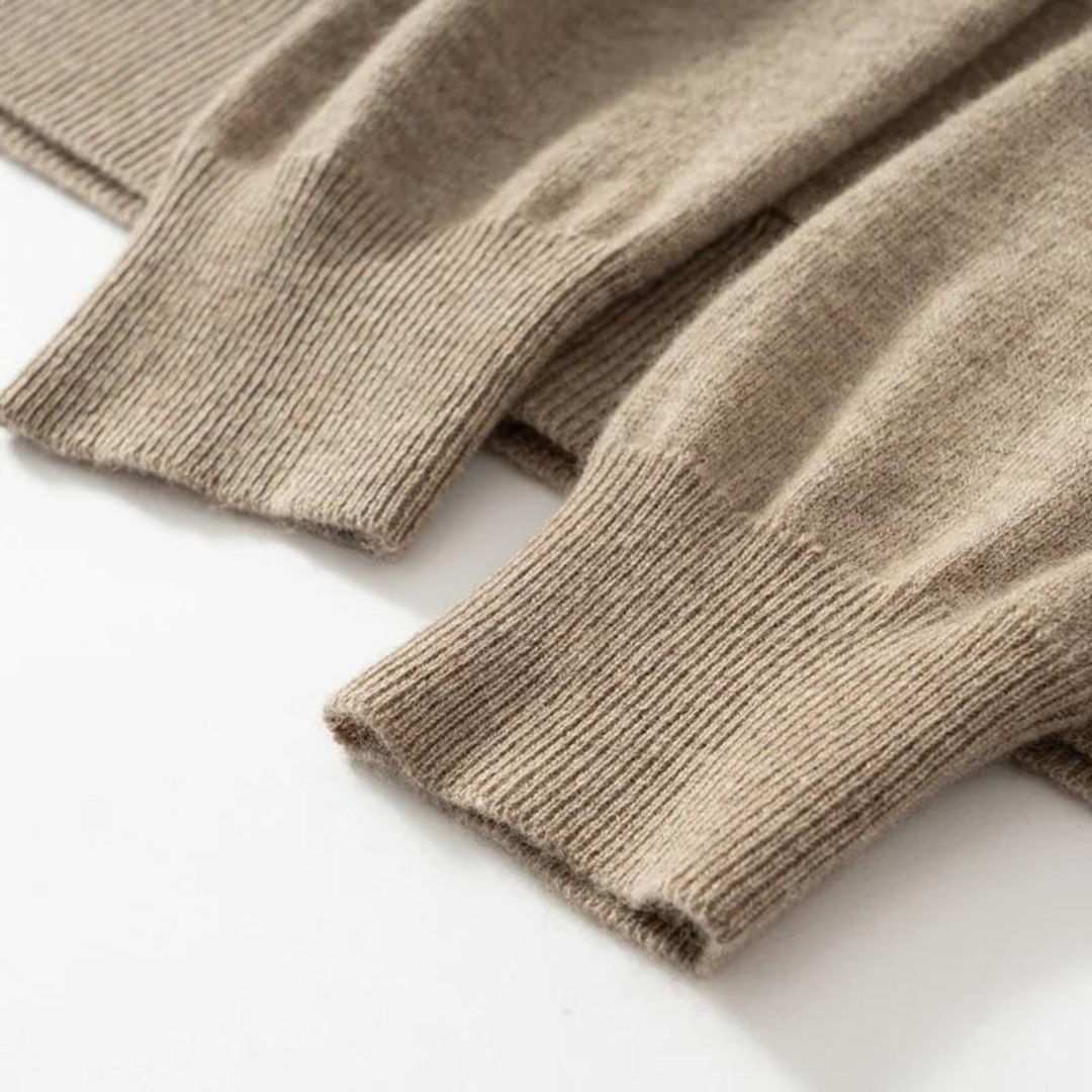 Gilet à capuche 100 % cachemire