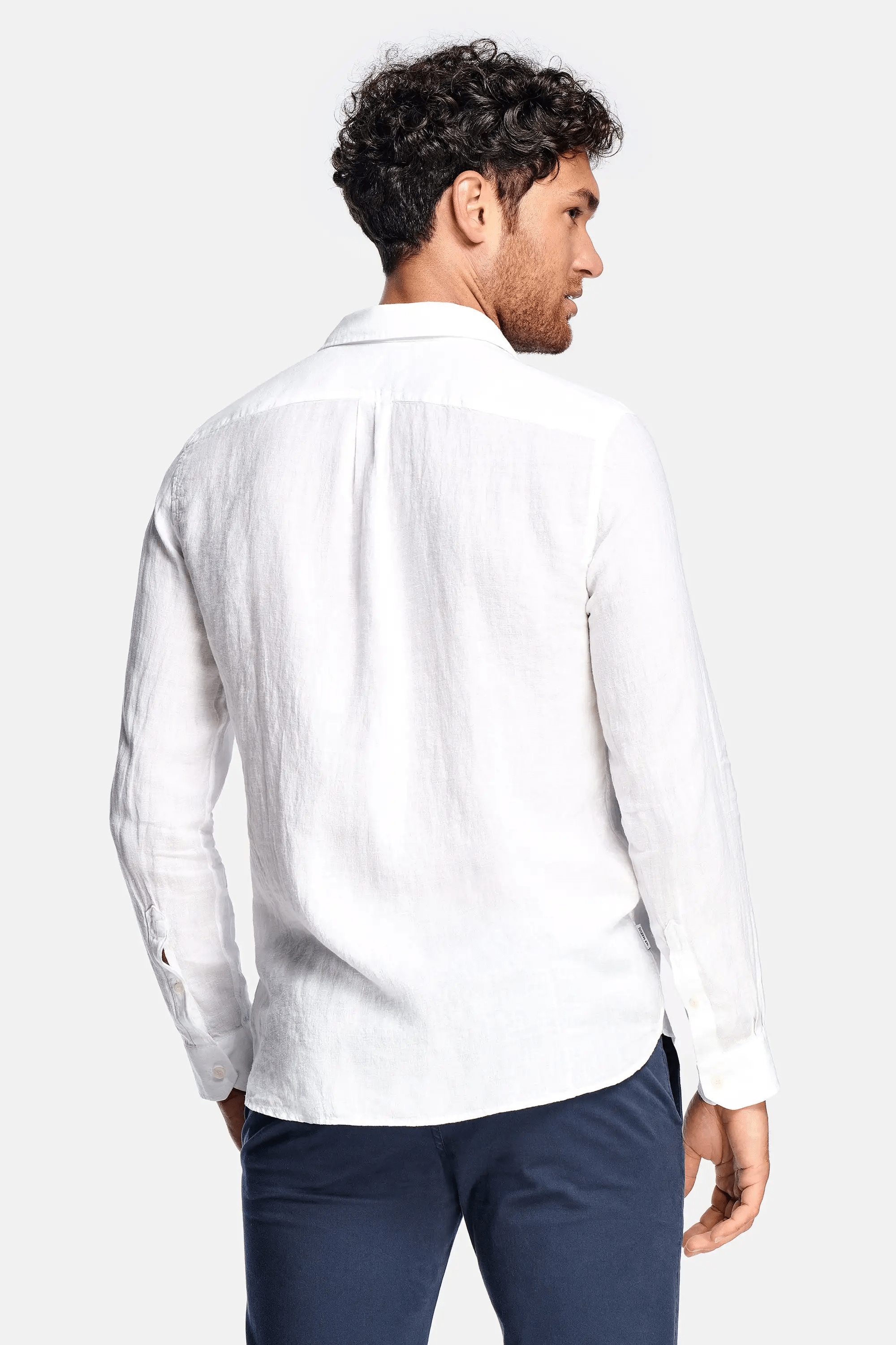 Paris- Chemise en lin blanc