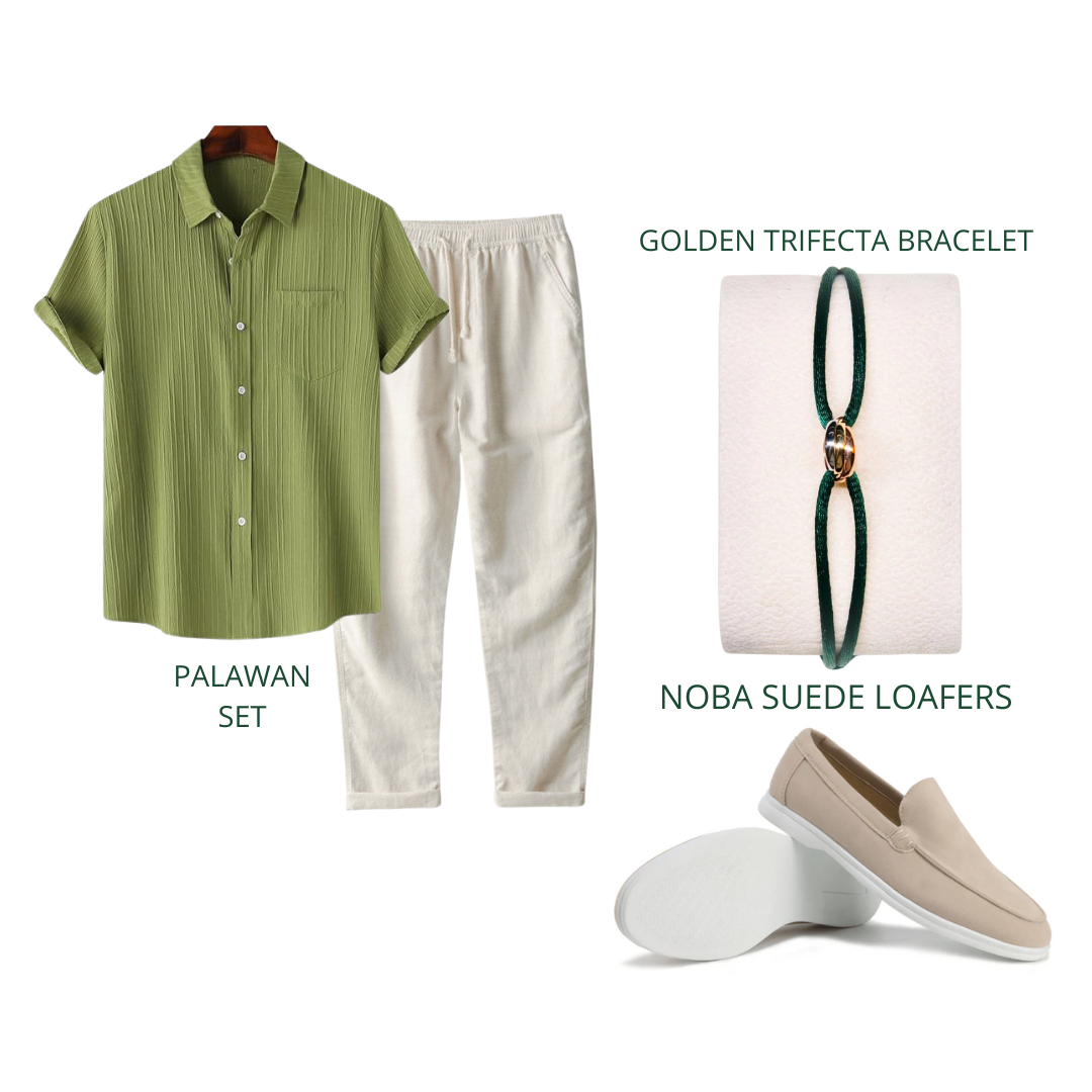Ensemble de 4 pièces - Olive