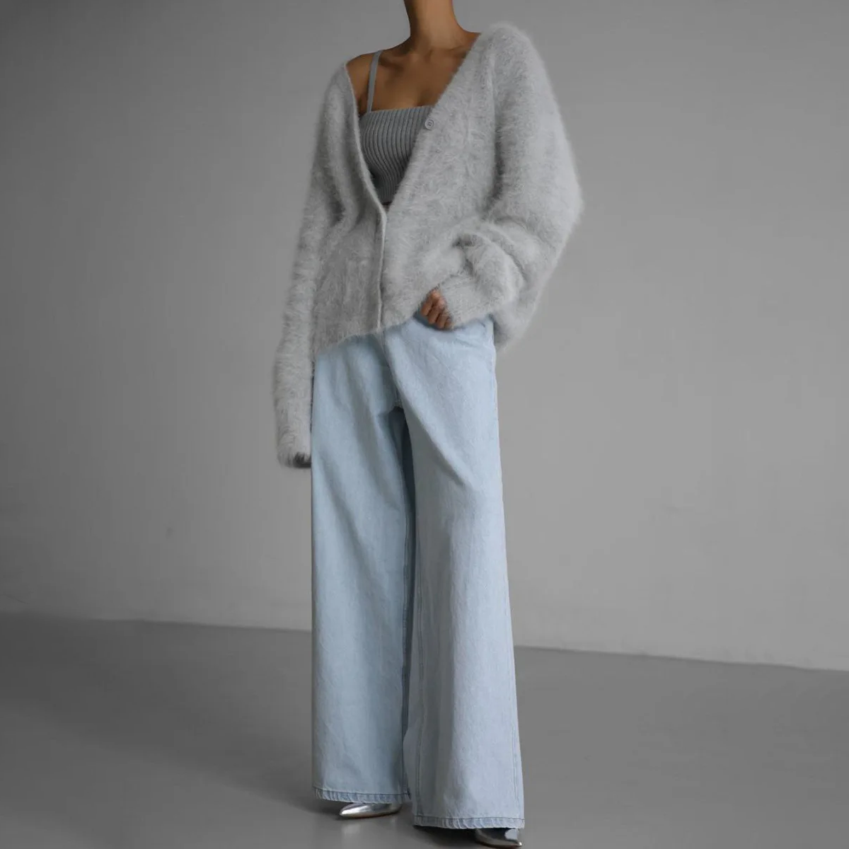 - Gilet Couture Cachemire