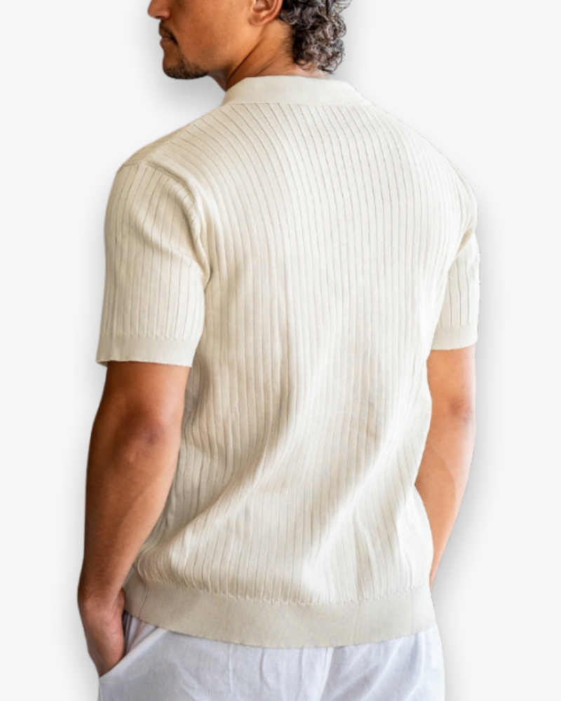 Polo côtelé élégant pour homme | Classique