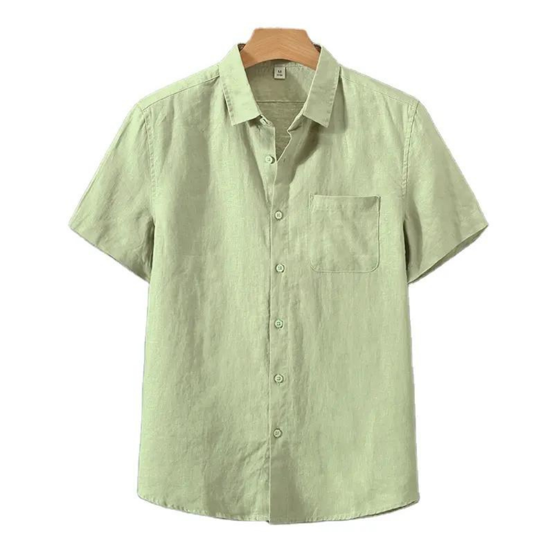 Cannes - Chemise en lin (manches courtes)