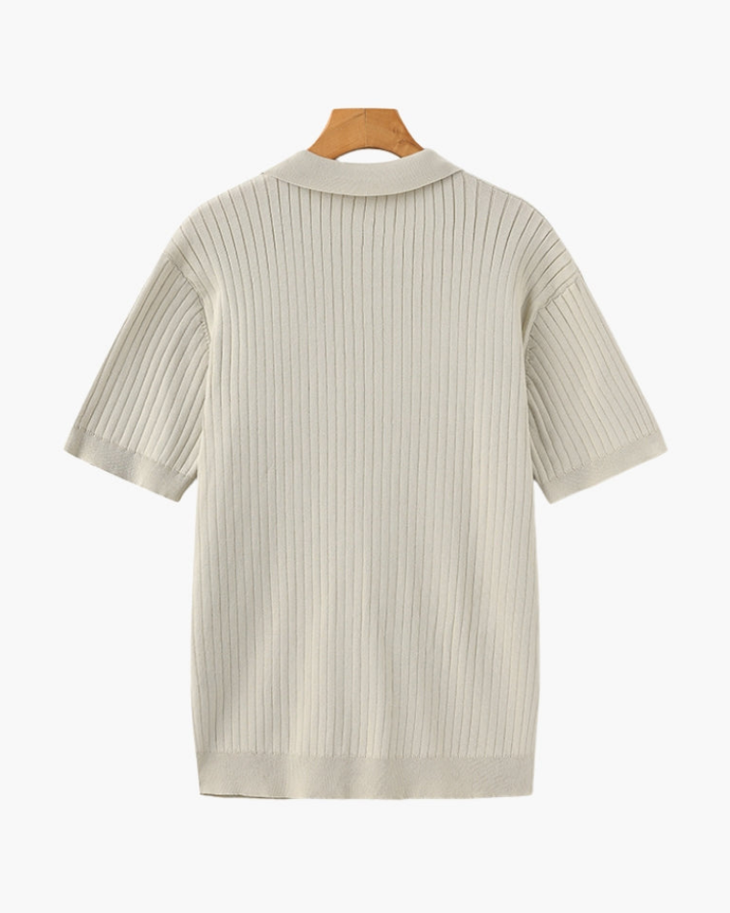 Polo côtelé élégant pour homme | Classique