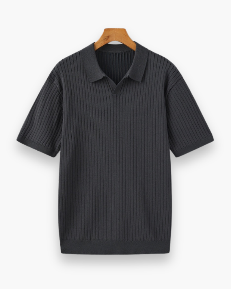 Polo côtelé élégant pour homme | Classique