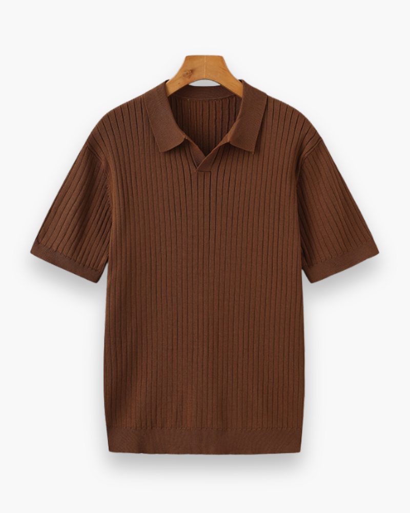 Polo côtelé élégant pour homme | Classique