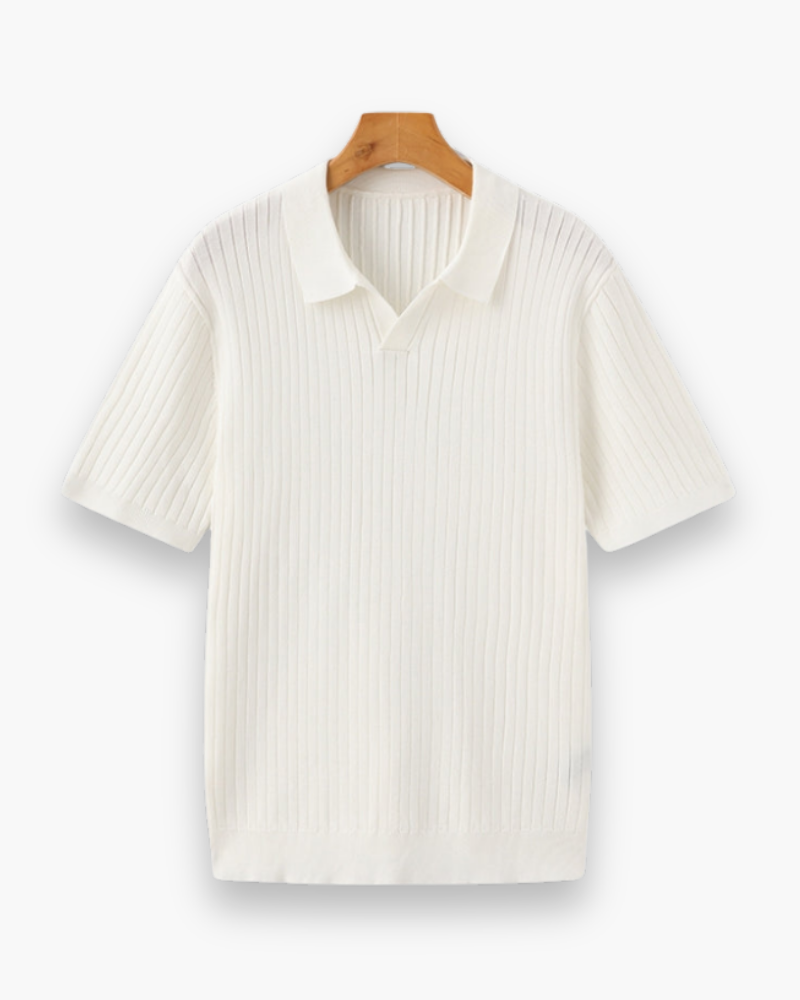 Polo côtelé élégant pour homme | Classique