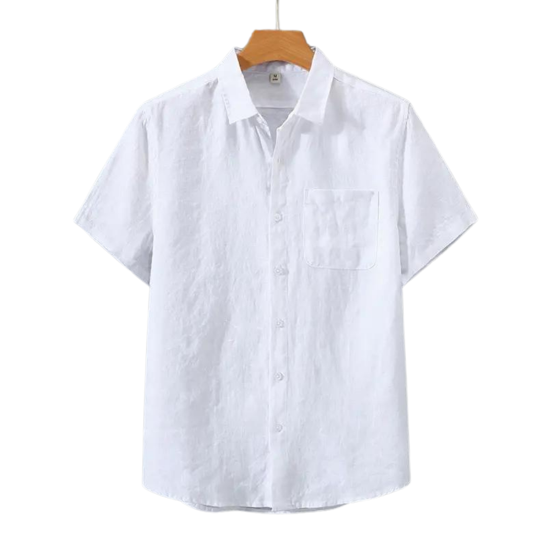 Cannes - Chemise en lin (manches courtes)