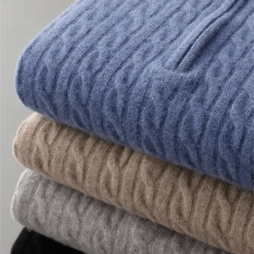 Mont Blanc - Pull Zippé en Cachemire