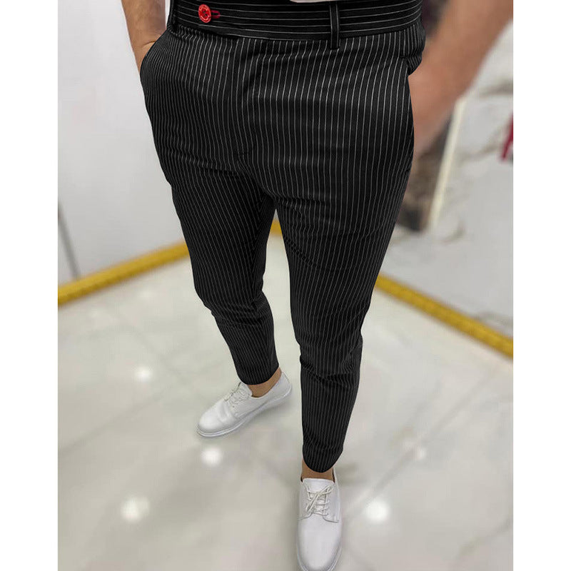 - Pantalon décontracté coupe slim