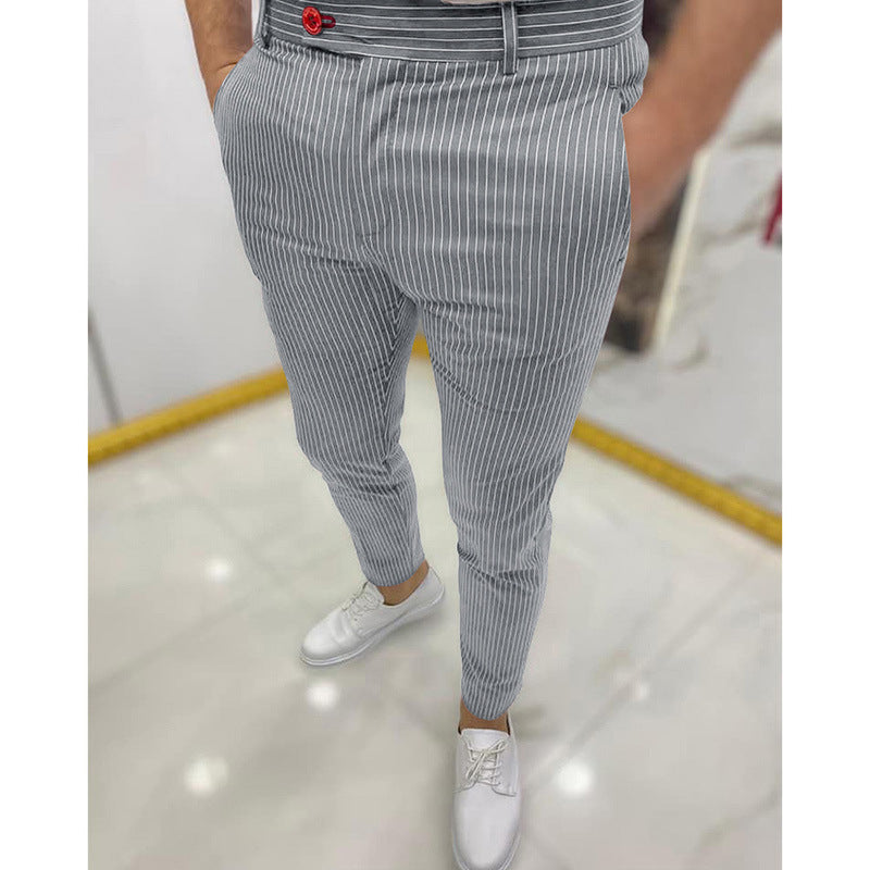 - Pantalon décontracté coupe slim