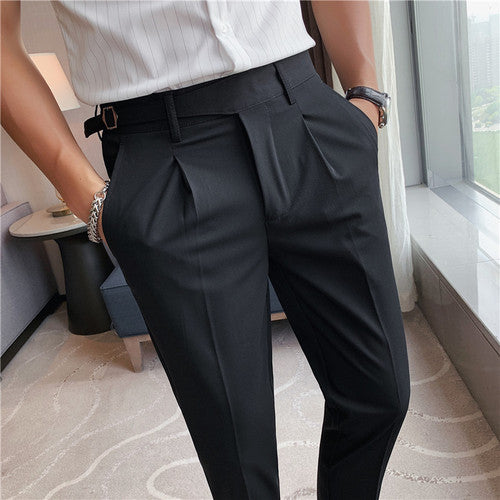 Lá Signature - Pantalon de costume élastique de haute qualité