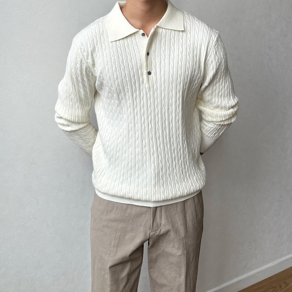 Paris - Pull tricot fait main