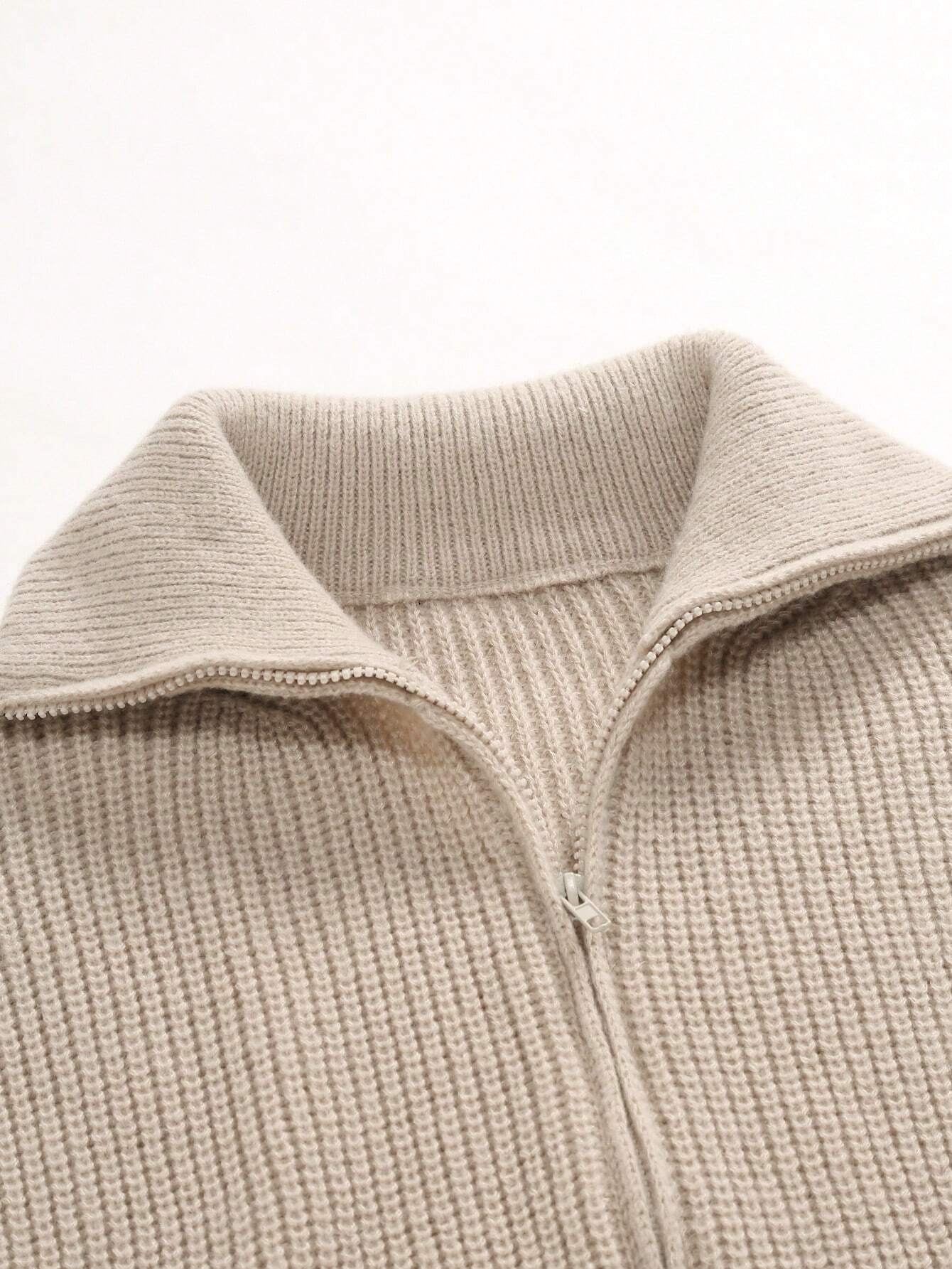 Cardigan zippé