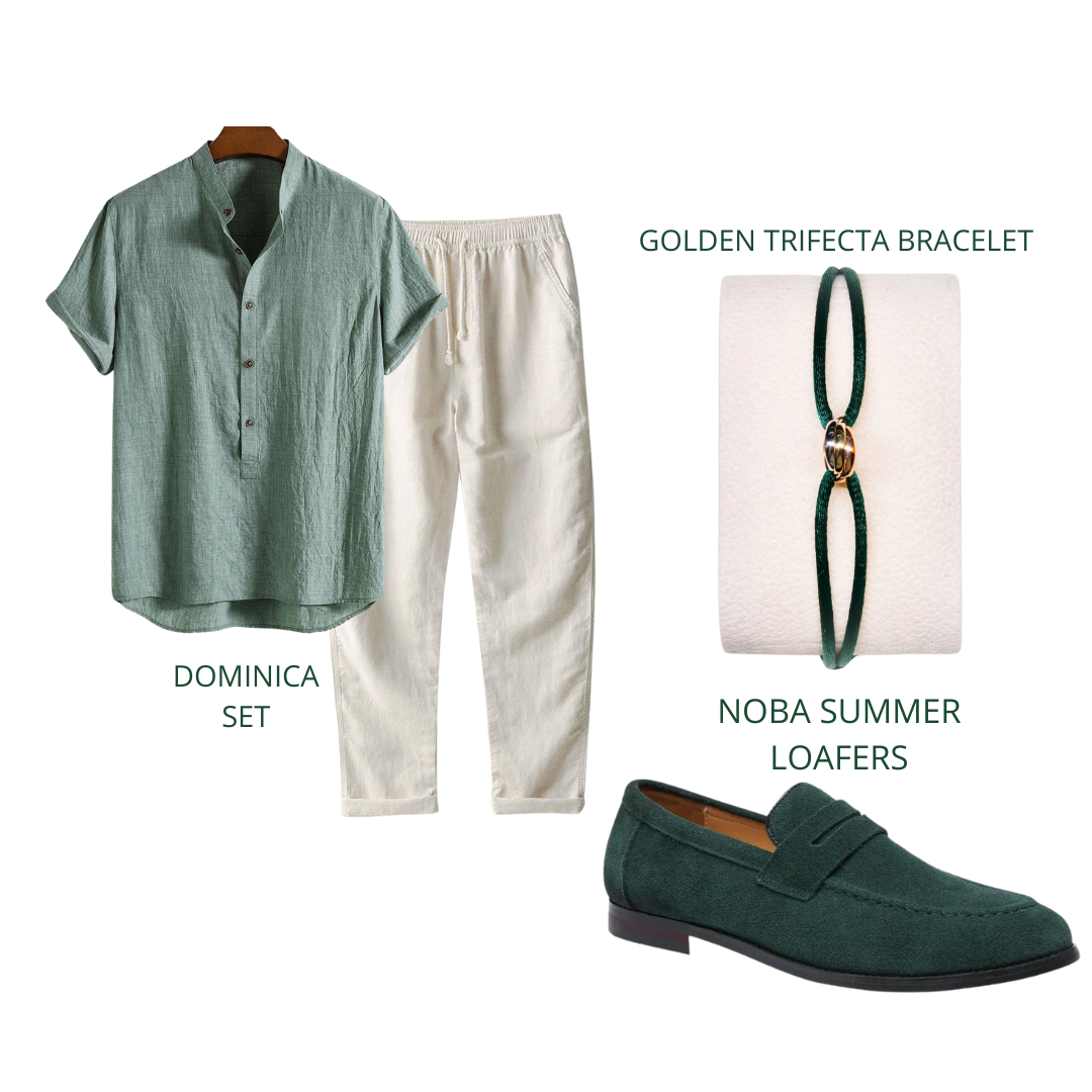 Ensemble de 4 pièces - Vert