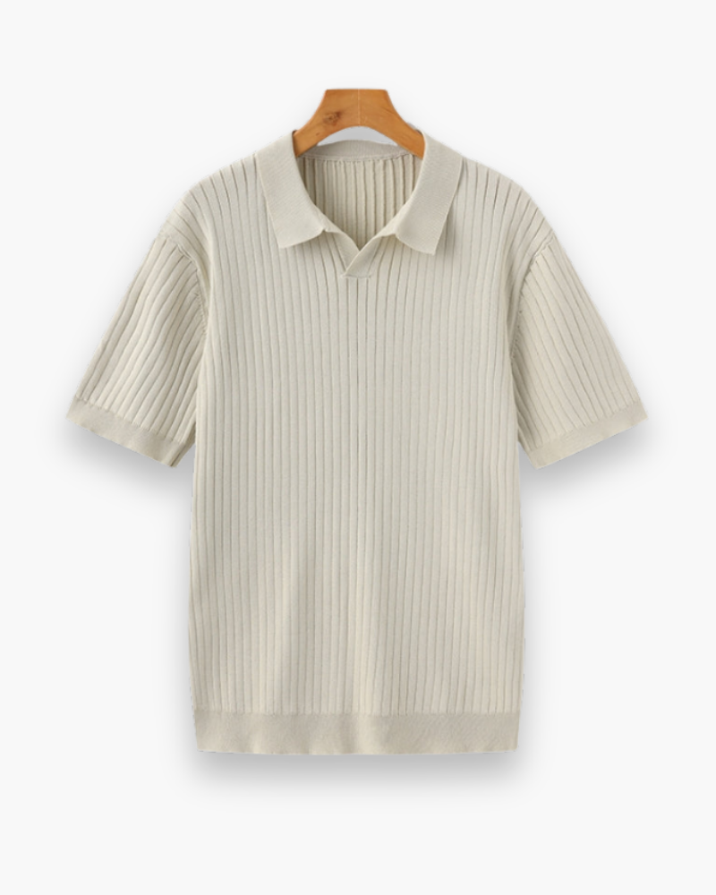 Polo côtelé élégant pour homme | Classique