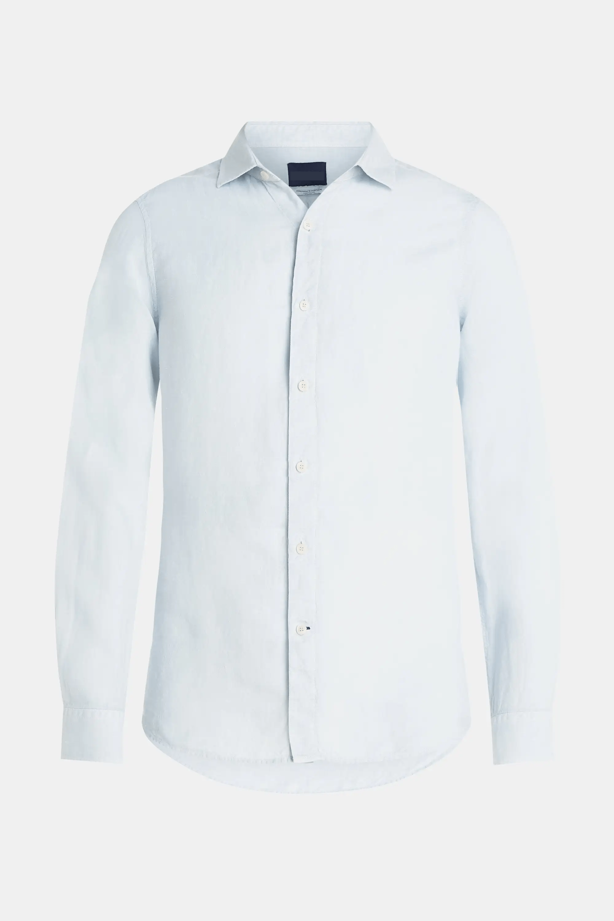 Paris- Chemise en lin bleu clair