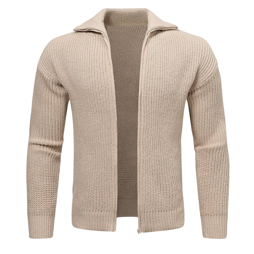 Cardigan zippé